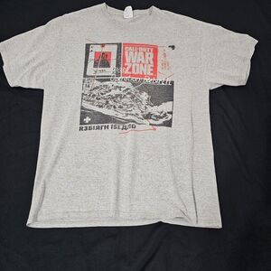Port and Company Call of Duty War Zone T-shirt Men's Medium - Large Slim Fit